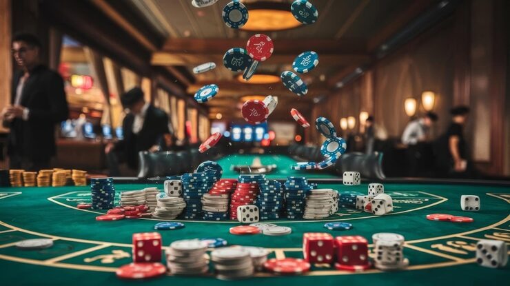 Lightning Dice live dealer table interface on dewa200 situs